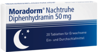 MORADORM Nachtruhe Diphenhydramin 50 mg Tabletten